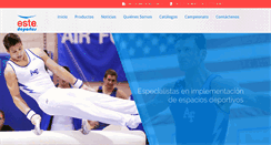Desktop Screenshot of estedeportes.cl